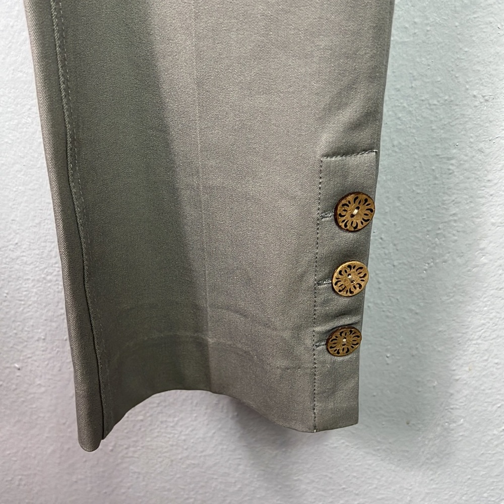 Soft Surroundings Gray Flat Front Elastic Back Pa… - image 3